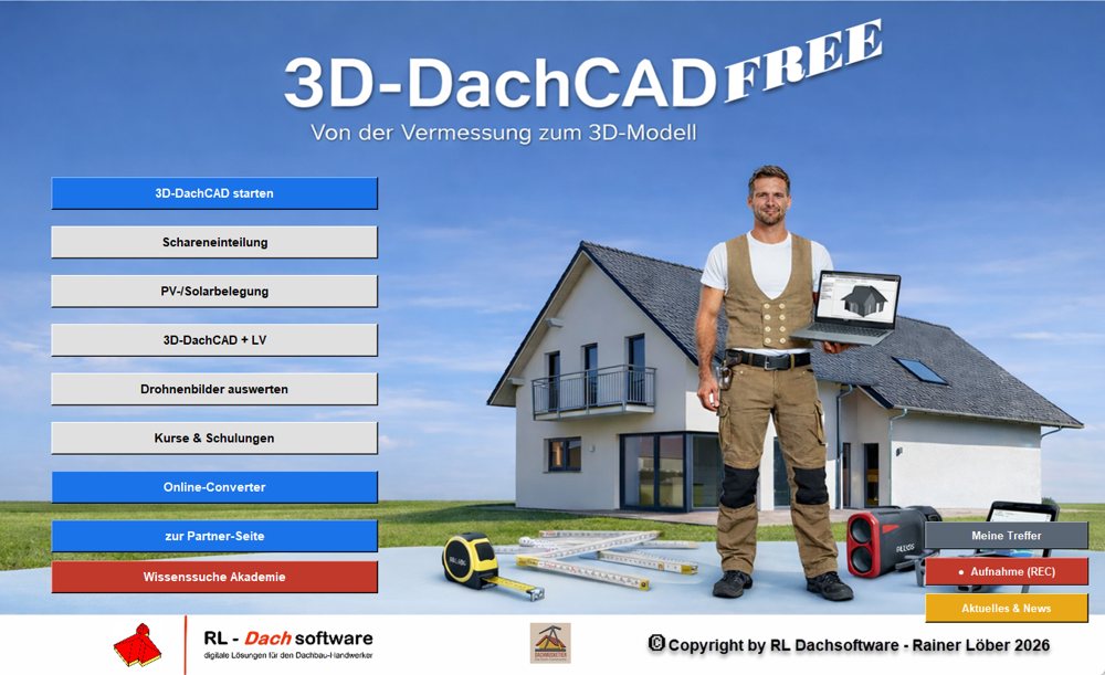 3D-DachCAD 8.0 BETA ist da – kostenlos testen